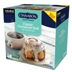 Cinnabon Classic Cinnamon Roll Keurig Single-Serve K-Cup Pods, Light Roast Coffee, 48 Count