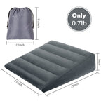 USHMA Inflatable Wedge Pillow, Portable Travel Wedge Pillow, Fast Inflation & Deflation Inflatable Wedge Pillows for Travel, Blow Up Sleeping Back Knee Bed