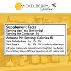 Mickelberry Gardens Pollen Honey Tonic 4oz 2 Pack Respiratory Support