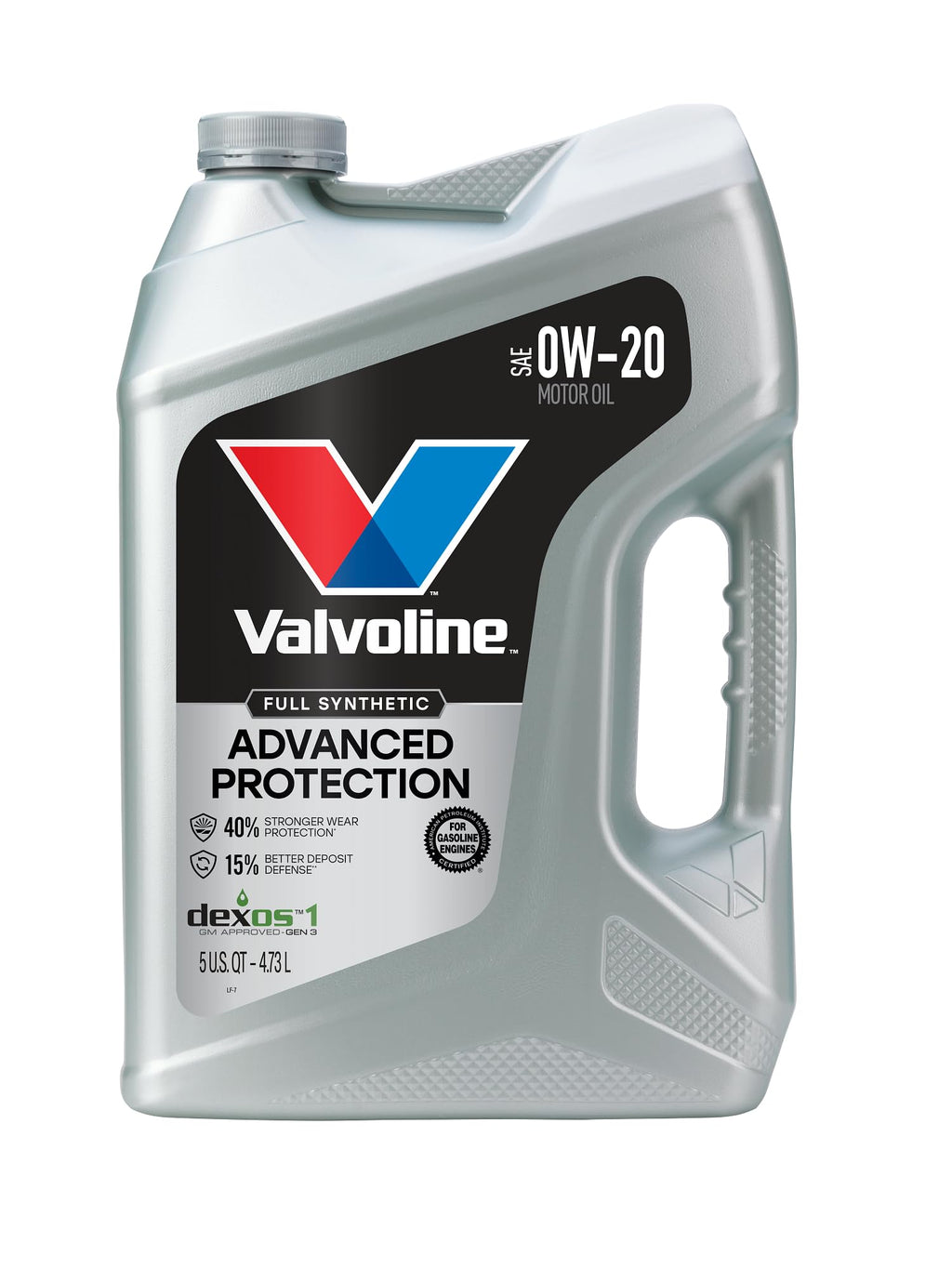 Valvoline Advanced Full Synthetic SAE 0W-20 Motor Oil 5 QT