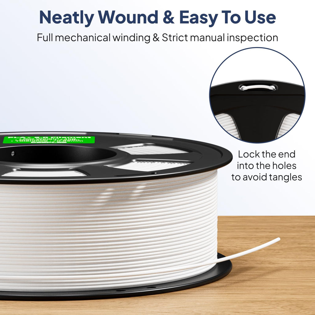 DEEPLEE PLA+ 2.0 Filament 1.75mm, Stronger Toughness 3D Printer Filament, Grey 2KG, Upgrade PLA Plus 3D Printer Filament, High Speed PLA+ Filament for Most FDM 3D Drucker