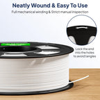 DEEPLEE PLA+ 2.0 Filament 1.75mm, Stronger Toughness 3D Printer Filament, Grey 2KG, Upgrade PLA Plus 3D Printer Filament, High Speed PLA+ Filament for Most FDM 3D Drucker