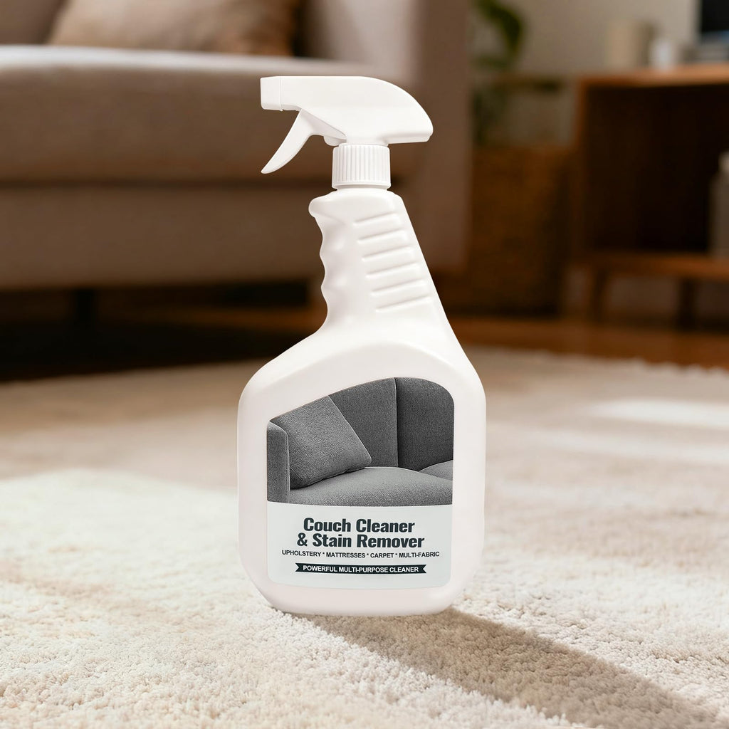 FAVIRZCE Couch Cleaner & Stain Remover Spray: Strength Multi-Surface Upholstery Cleaner - Pet-Safe Non-Toxic Quick-Drying for Fabric Sofas Carpet Furniture Couches & Car Interiors