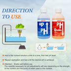 GIDIGI Hydroponics pH Up Down Solution pH Control Kit pH Adjuster