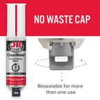 J-B Weld 50112 ClearWeld 5 Minute Set Epoxy Syringe - Clear - 25 ml, 25ml