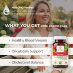 Artery Plaque Removal Formula | 4-Element All-Natural Supplement to Support Blood Pressure, Healthy Cholesterol, and Heart Rhythm | 130 Easy-to-Swallow Capsules | by Sana Herbal