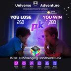 Xinbeiya Rechargeable Handheld Cube with Games, 15 Fun Brain & Memory Games