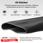 AR-PRO Replacement 6.00-16 Heavy-Duty Inner Tubes for Tractor, Trailer, Truck and More 600-16 Tires - with TR15 Valve Stems - Made from Durable Butyl Rubber