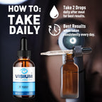 Visium Care Drops , Official VisiumCare Drops with All Natural Ingredients , Advanced Overall Health and Wellness Vitamin Formula Maximum Strength Active Lifestyle Multivitamins Support (30 Servings)