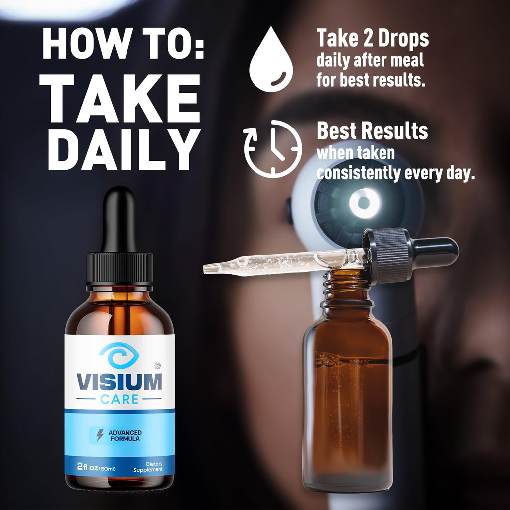 (3 Pack) Visium Care Drops , Official VisiumCare Drops with All Natural Ingredients , Overall Health and Wellness Vitamin Formula Maximum Strength Active Lifestyle Multivitamins Support (90 Servings)
