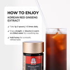 JUNG KWAN JANG Korean Red Ginseng Concentrated Extract 120g, Premium Korean Ginseng Roots, Immune System Booster, Energy Stamina, Antioxidants Healthy Memory, Blood Circulation
