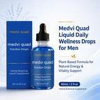 Medvi Quad, Erection Drops,Macagun, Ginseng and Other Formula, Quick Absorption, 2 Oz