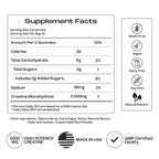 Creatine Monohydrate Gummies - Supports Muscle Growth, Recovery & Brain Function - Convenient & Easy to Take - Great Tasting Watermelon Flavor - 1g per Gummy, Low Sugar - 90 Count