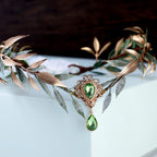 MOSTORY Renaissance Fairy Flower Crown, Woodland Elf Crown Headpiece