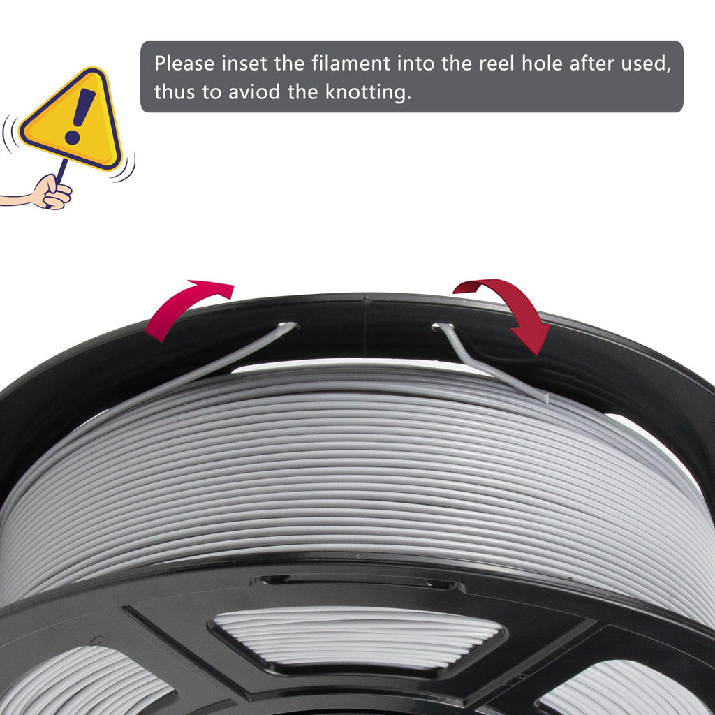 iSANMATE Rapid PLA Filament 1.75mm, Grey 3D Printer Filament, Fast Printing Speed PLA, Dimensional Accuracy ±0.02mm, 1kg/Spool