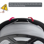 iSANMATE Rapid PLA Filament 1.75mm, Grey 3D Printer Filament, Fast Printing Speed PLA, Dimensional Accuracy ±0.02mm, 1kg/Spool