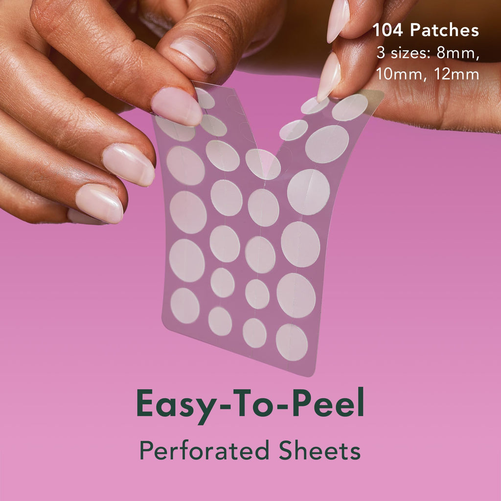 Rael Miracle Overnight Spot Cover Hydrocolloid Acne Pimple Patches (104 Ct)