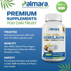 Palmara Health Extra Strength Monolaurin 1,600mg per Serving, 800mg per Capsule