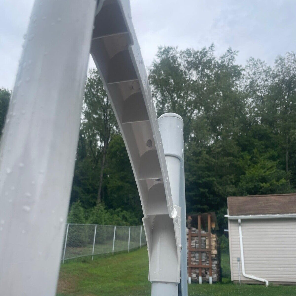 ECOTRIC Short Handrail for Above Ground Swimming Pool Step