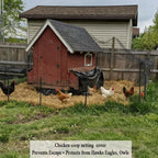 Junkogo Bird Netting for Chicken Coop 25x50 FT, 1" Chicken Run Cover Net