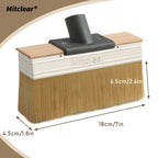 Mitclear Deck Stain Applicator Brush Replacement(2 Sets), 7IN Wide Deck Paint Brushes for Applying Stains, Paints and Sealer on Outdoor Wood Deck, Fence, Patio, Wall, Furniture