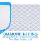 TidyMister Pool Leaf Skimmer Net Ultra Fine Mesh with Aluminum Poles 5 Sections 6 Feet Swimming Pool Cleaning Net Leaf Catcher for Above Ground Pools Inground Pools