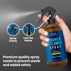 Eucalyptus Shower Spray – Aromatherapy Mist for Steam Showers & Sauna, 8 fl oz – Essential Oil Room & Bathroom Freshener - Nexon Botanics