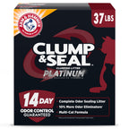 ARM & HAMMER Clump & Seal Platinum Clumping Cat Litter, Online Only, 37 Lbs