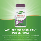 Nature's Way Forskohlii, Supports Healthy Body Composition*, Standardized Extract, 125 mg ForsLean per Serving, 60 Vegan Capsules (Packaging May Vary)