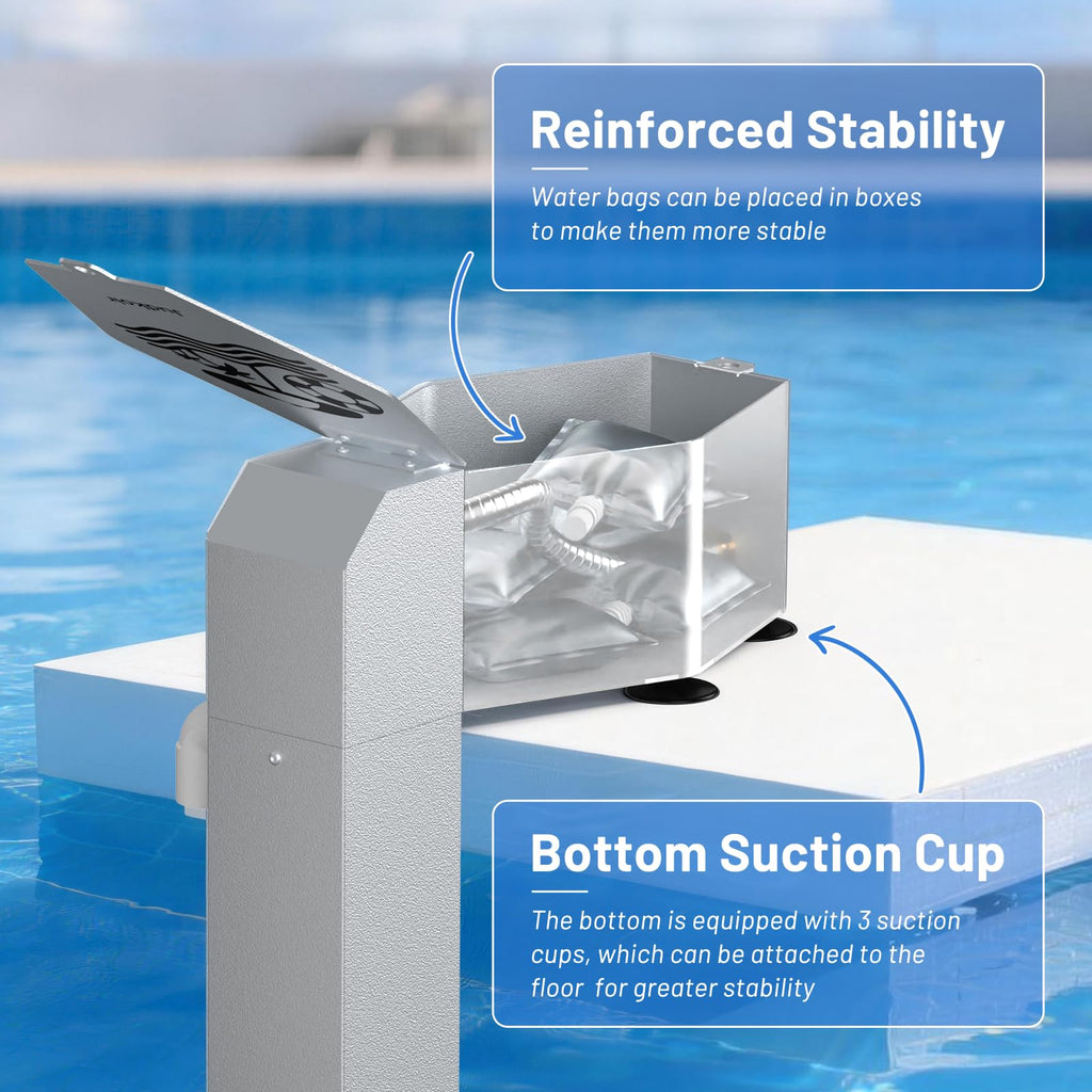 Judkoir Automatic Pool Filler, Metal Construction with Anti-Corrosion Coating, 2 to 9 Inch Visual Water Level Adjustment, Pool Water Leveler Auto Fill, Pool Stuff, Swimming Accessories