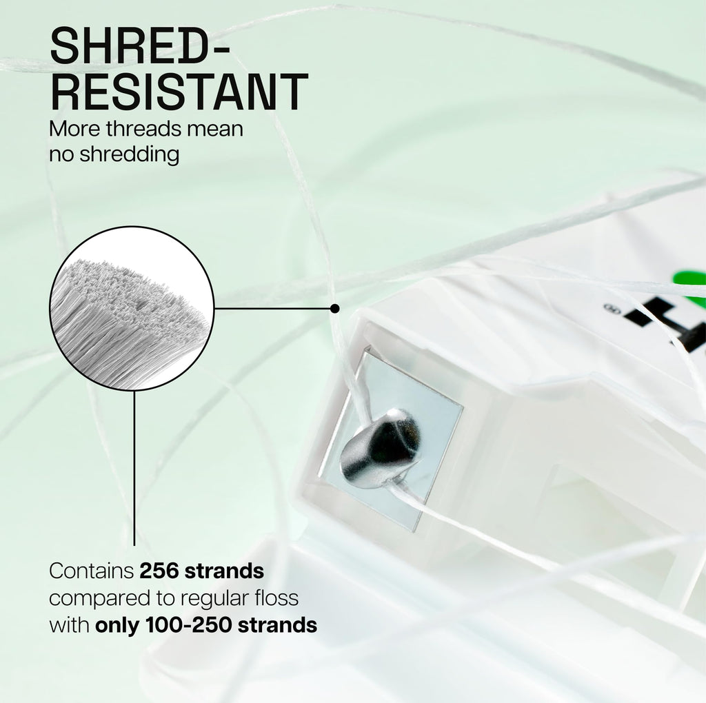 REACH Waxed Dental Floss, Mint, Plaque Remover for Teeth, Shred Resistant, Floss Slides Smoothly, Easy to Use, Waxed, Deep Cleaning Teeth, Oral Care, PFAS Free, for Adults & Kids, 6 Pack, 55 yd