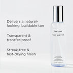 Tan-Luxe The Water, Hydrating Self Tanner Mist, Skincare Infused Spray for a Natural Looking Tan, Transfer-Free Formula, Cruelty-Free, 6.76 fl. oz