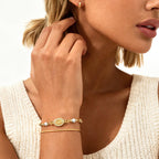 XUANPAI Virgin Mary Cross Bracelet for Women,14K Gold Plated Catholic Gifts