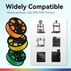 Kingroon Wood Color PLA Filament 1.75mm, 1kg Spool (2.2lbs), +/- 0.03mm Accuracy, Clog-Free 3D Printer Filament for Most FDM 3D Printers