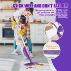Mop Pad Refill Compatible with Swiffer WetJet Spray Mop, Wet Jet Mopping Pads for All Purpose Multi Surface Hardwood Floor Cleaning, 4 Layers Thickened and Super Absorbent, 100 Count.