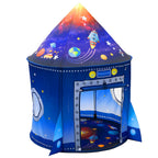 WillingHeart Play Tent for Kids, Rocket Ship Spaceship Space Themed