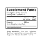 NusaPure Diosmin 900mg per Serving 120 Veggie Caps (Non-GMO, Vegan)