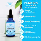 Absonutrix Nattokinase Supplement 490 mg, 4 Oz Liquid, 240 Servings-5000 Fu, Made in USA, Quick Absorption, Quality Potent Ingredients, Non-GMO, GMP Certified Facility, Cruelty-Free Products