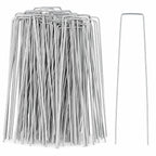 200 Pack 8 Inch Landscape Staples, Weed Barrier Stakes, 11 Gauge Galvanized