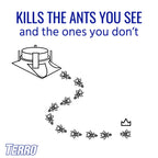 TERRO Outdoor Ready-to-Use Liquid Ant Bait Killer and Trap - Kills Common Household Ants - 12 Bait Stations - T1804-3SR