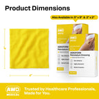 AWD Medical 4"x4" Xeroform Petrolatum Dressing, Non-Adherent Sterile Mesh Gauze for Burns, Skin Grafts, Surgical Wounds & Lacerations, Individually Wrapped (25 Count)