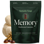 Fantastic Fungi Organic Mushroom Gummies for Focus & Memory, Lions Mane, Choline & Ashwagandha Gummies for Adults | Vegan, Sweet & Sour Flavor | 1 Month Supply | 60 Gummy Chewables