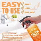 ANGRY ORANGE Citrus Multipurpose Cleaner Spray for Kitchen and Bathroom - 24 oz - Value 2 Pack