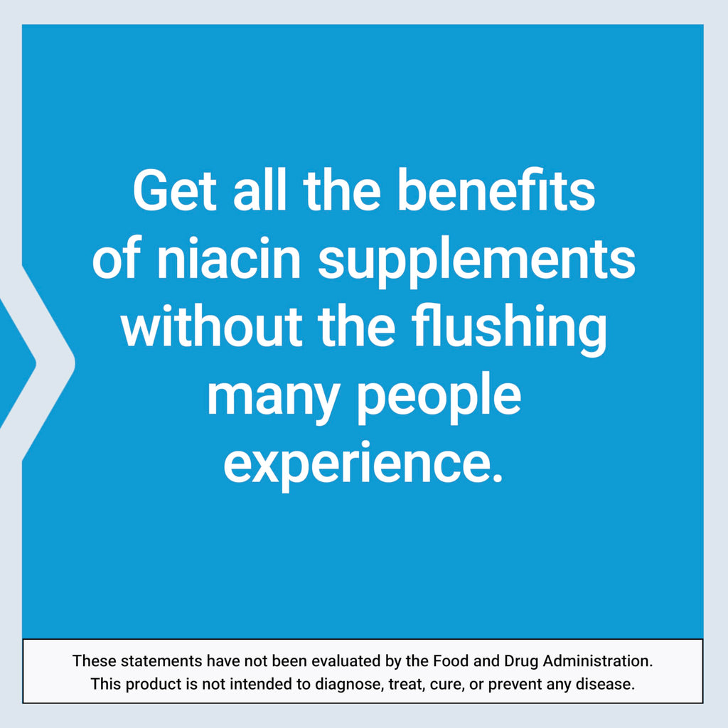 Life Extension No Flush Niacin,B3 for Heart Health,Cholesterol & Energy Support,Non-GMO,Gluten-Free,100 Capsules,(Pack of 2)