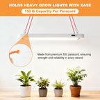 Longer 14ft Retractable Paracord Rope Tie Down Ratchet Strap Small Straps Mini Rope Cam Lock Tent Canopy Tie Down Adjustable Outdoor Windproof Tightener Tensioner Hanger Grow Light 4 Pack 1/8"