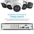 Amcrest 5MP UltraHD 8 Channel DVR Security Camera System Recorder, 5MP DVR for Analog Cameras, Remote Smartphone Access, Pre-Installed 4TB Hard Drive (AMDV5M8-4TB)
