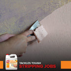 Max Strip Paint & Varnish Citrus Stripper - 1 GALLON - Strips Multiple Layers - Removes Latex and Oil Based Paints - No Methylene Chloride No NMP Powerful No Drip Gel Formula