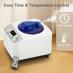 RRGFB Sauna Steamer Machine for Home, 1300W 1.8qt Steam Generator, Portable Steamer Pot with Remote Control, Oil Diffuser, 5-60 min Timer, 9 Levels, Heat up to 140°F