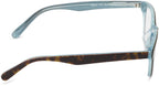 Kate Spade Women's Rebec Cat Eye Reading Glasses, Tortoise Aqua, 49 mm (2 x Magnification Strength)