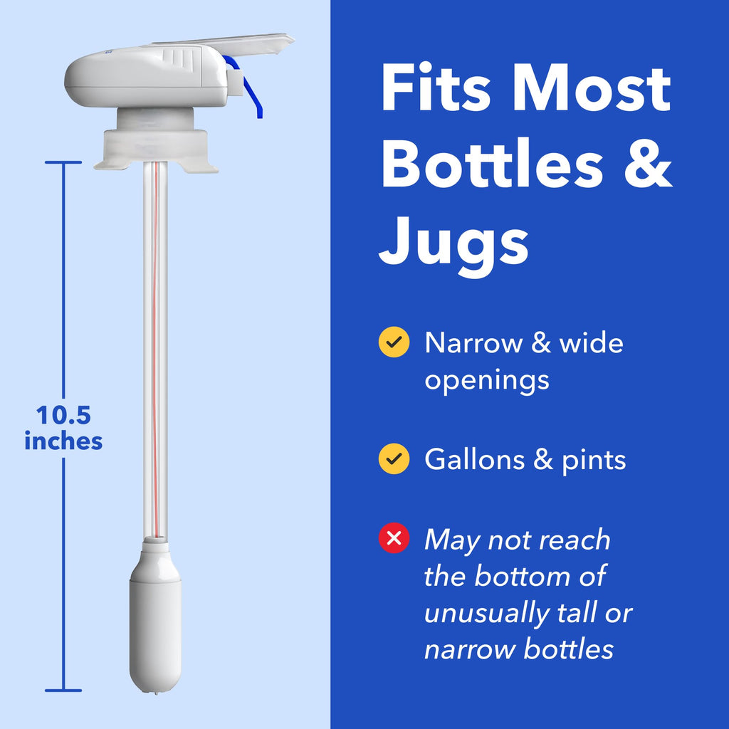 Magic Tap Automatic Drink Dispenser for Fridge, White, 3 Pack, No Spill
